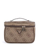 Guess Berta 4G Logo Borsa da toilette latte logo/brown