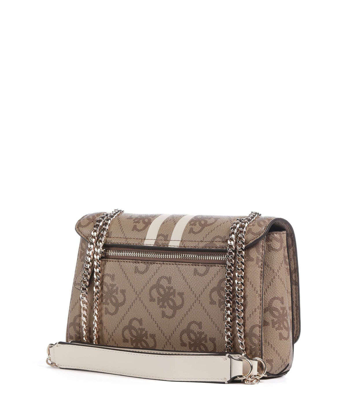 Guess Noelle 4G Logo Shoulder bag latte logo