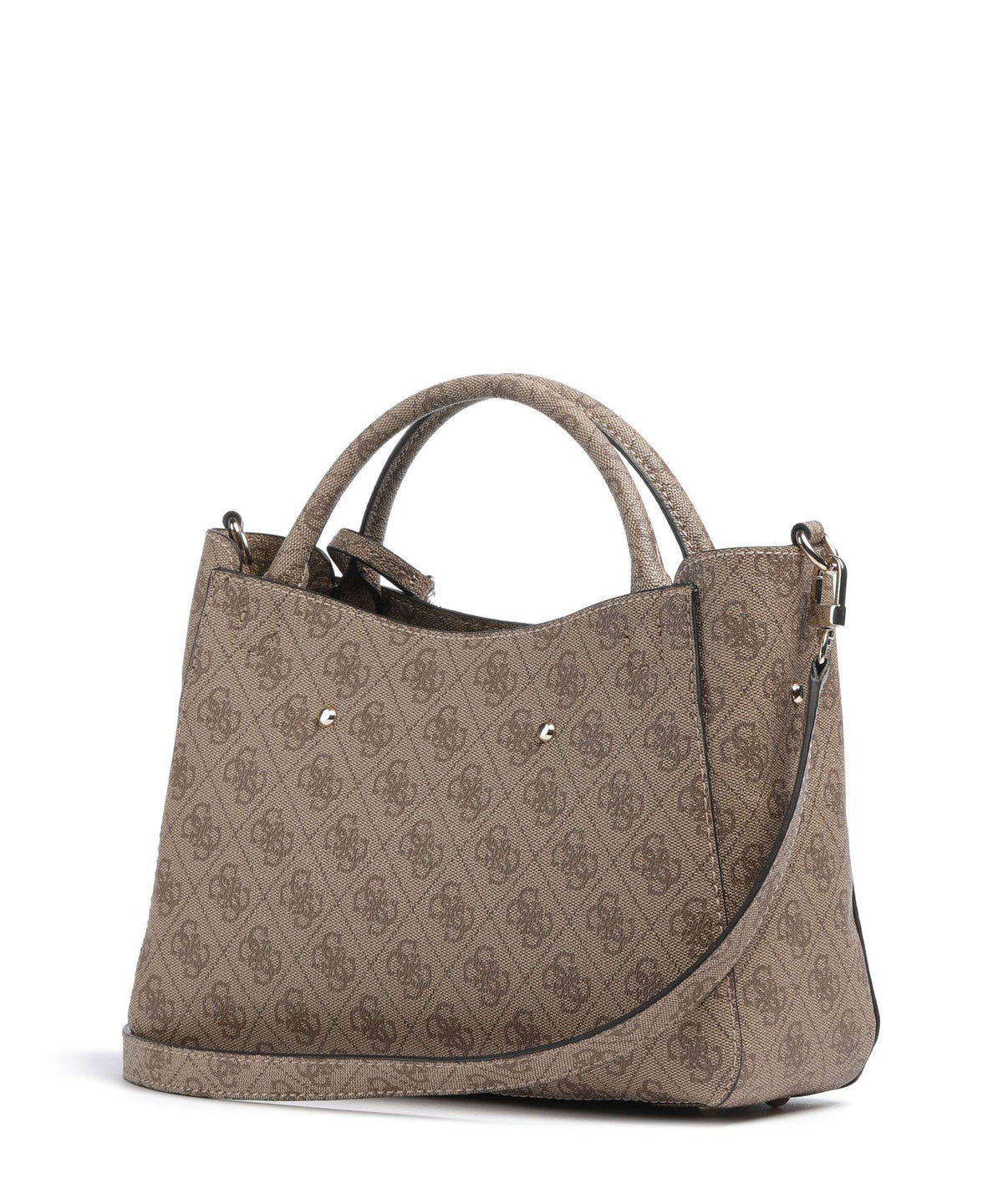 Guess Brenton Handbag latte logo