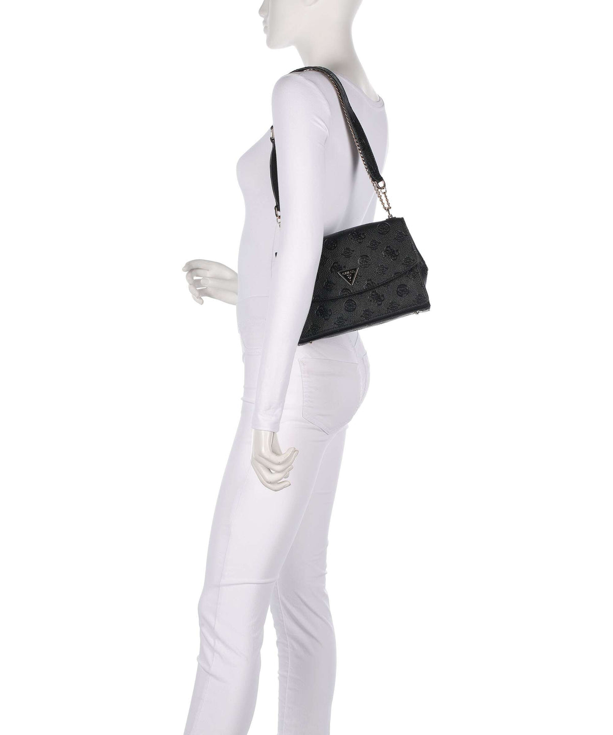 Guess Cresidia Shoulder bag black logo