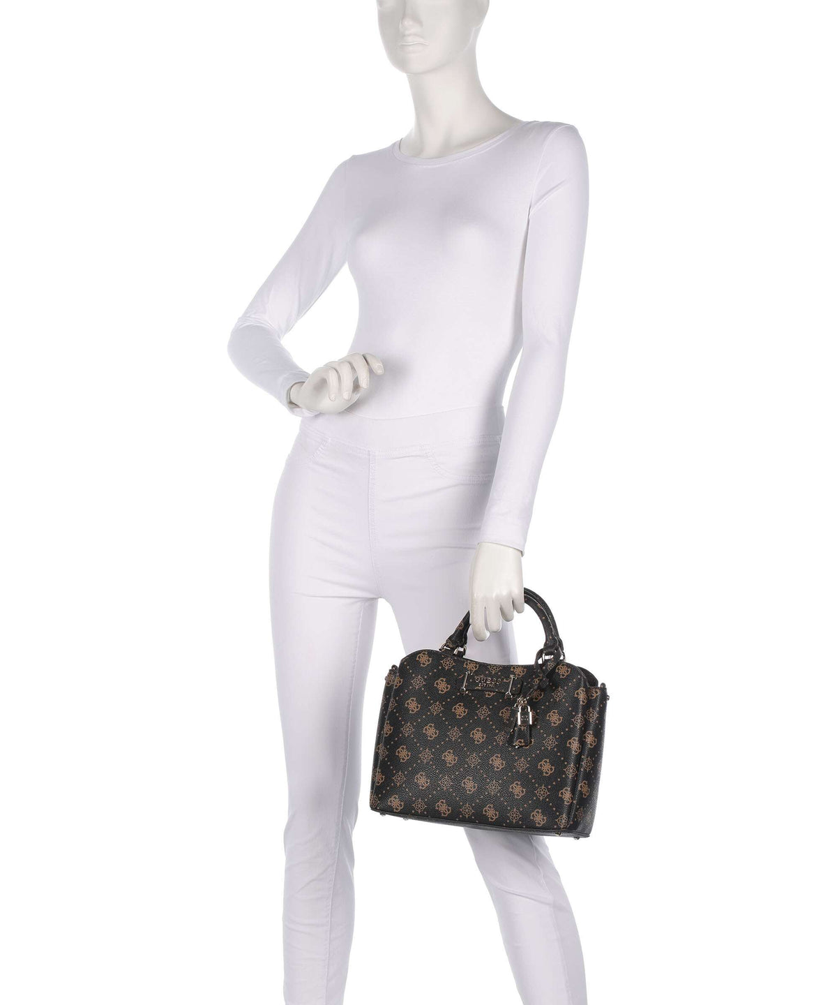 Guess Silia Handbag espresso logo