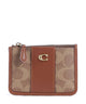 Coach Credit card holder tan caramel