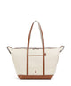 Polo Ralph Lauren Canvas Large Tote bag ecru/cuoio