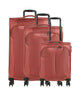 Travelite Croatia Set valigie trolley (4 ruote) koralle