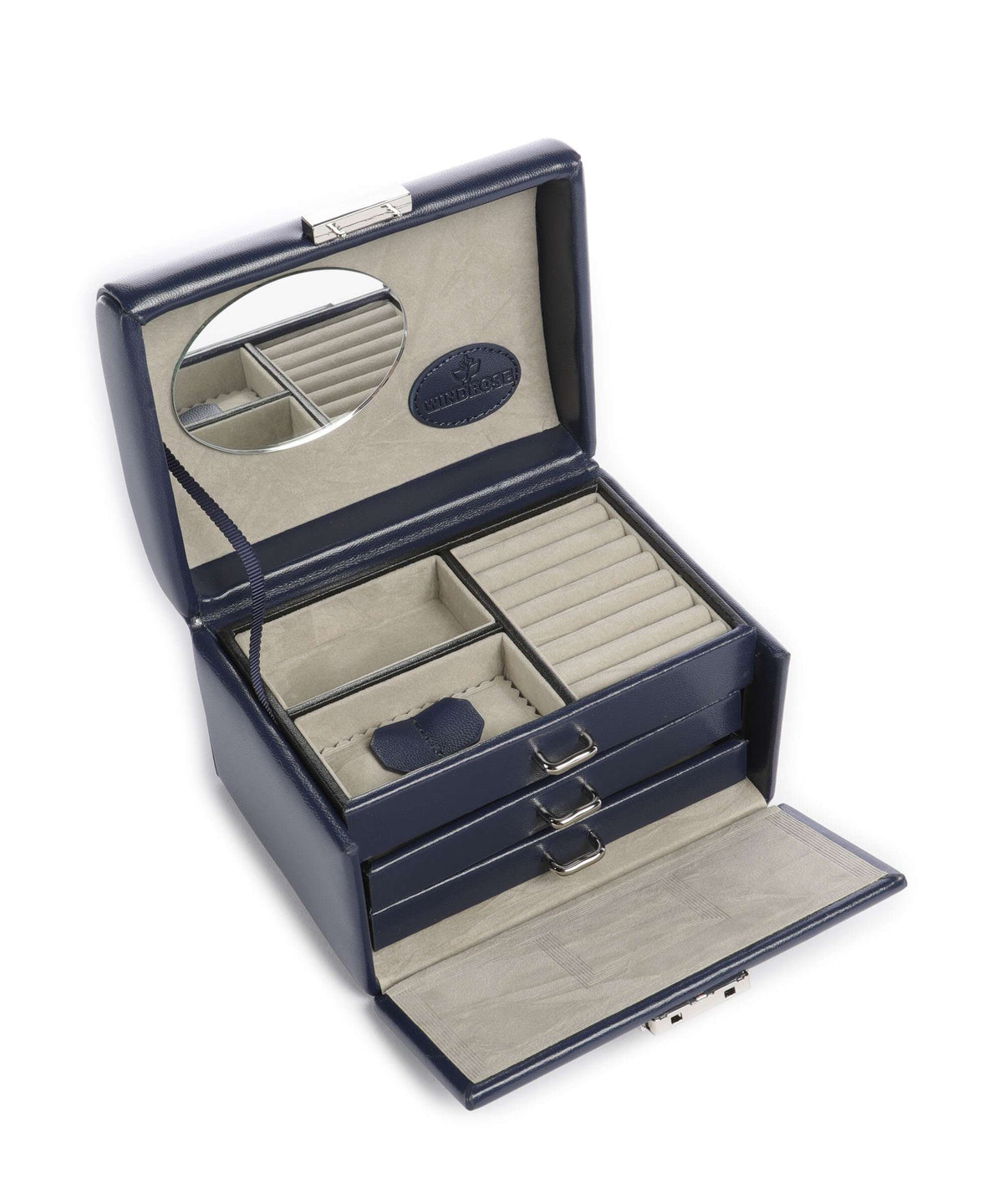 Windrose Merino Moda Jewelry box dunkelblau