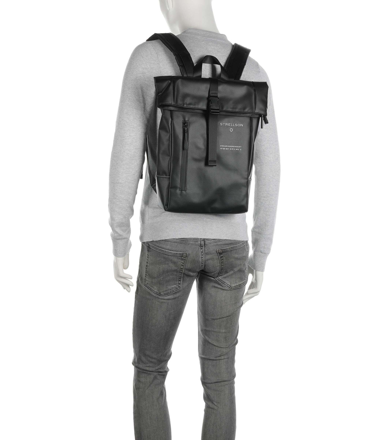 Strellson Stockwell 2.0 Eddie Rolltop backpack black