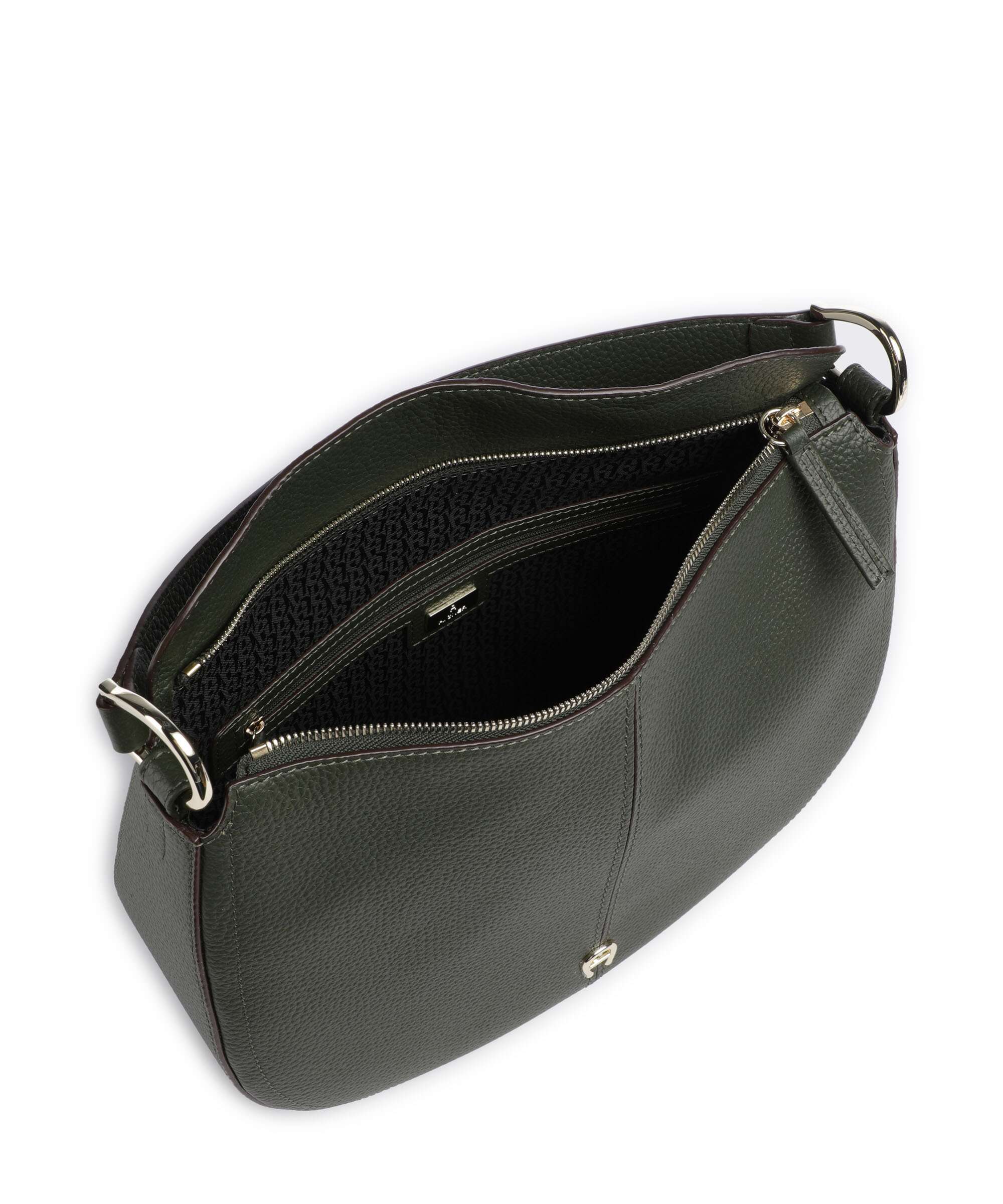 Aigner Savannah M Hobo bag hunter green