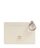 Aigner Zita Porta carte di credito macadamia white