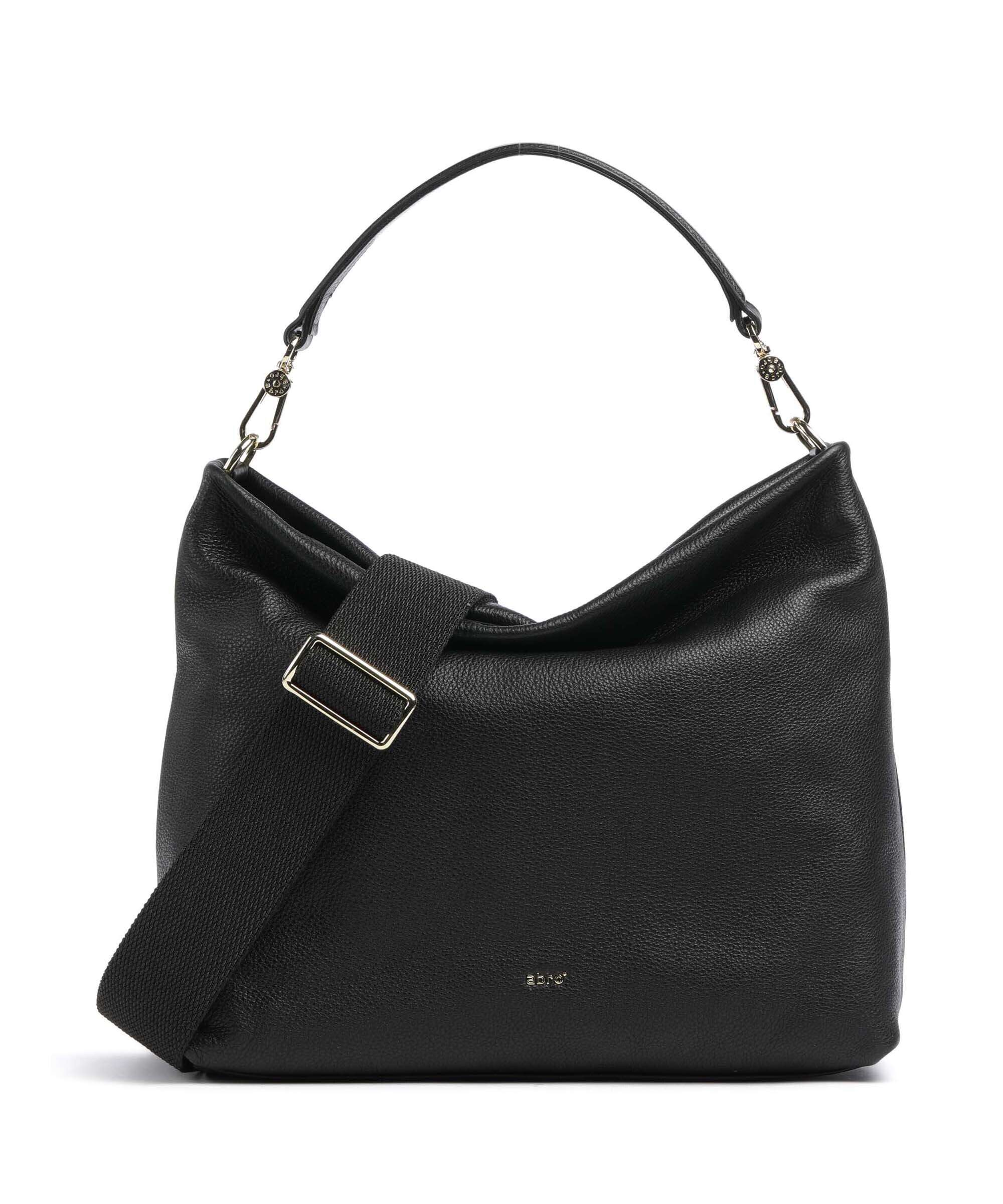 Abro Dalia Kaia Hobo bag black/gold
