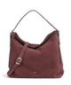 Abro Suede Carina Borsa hobo bordeaux