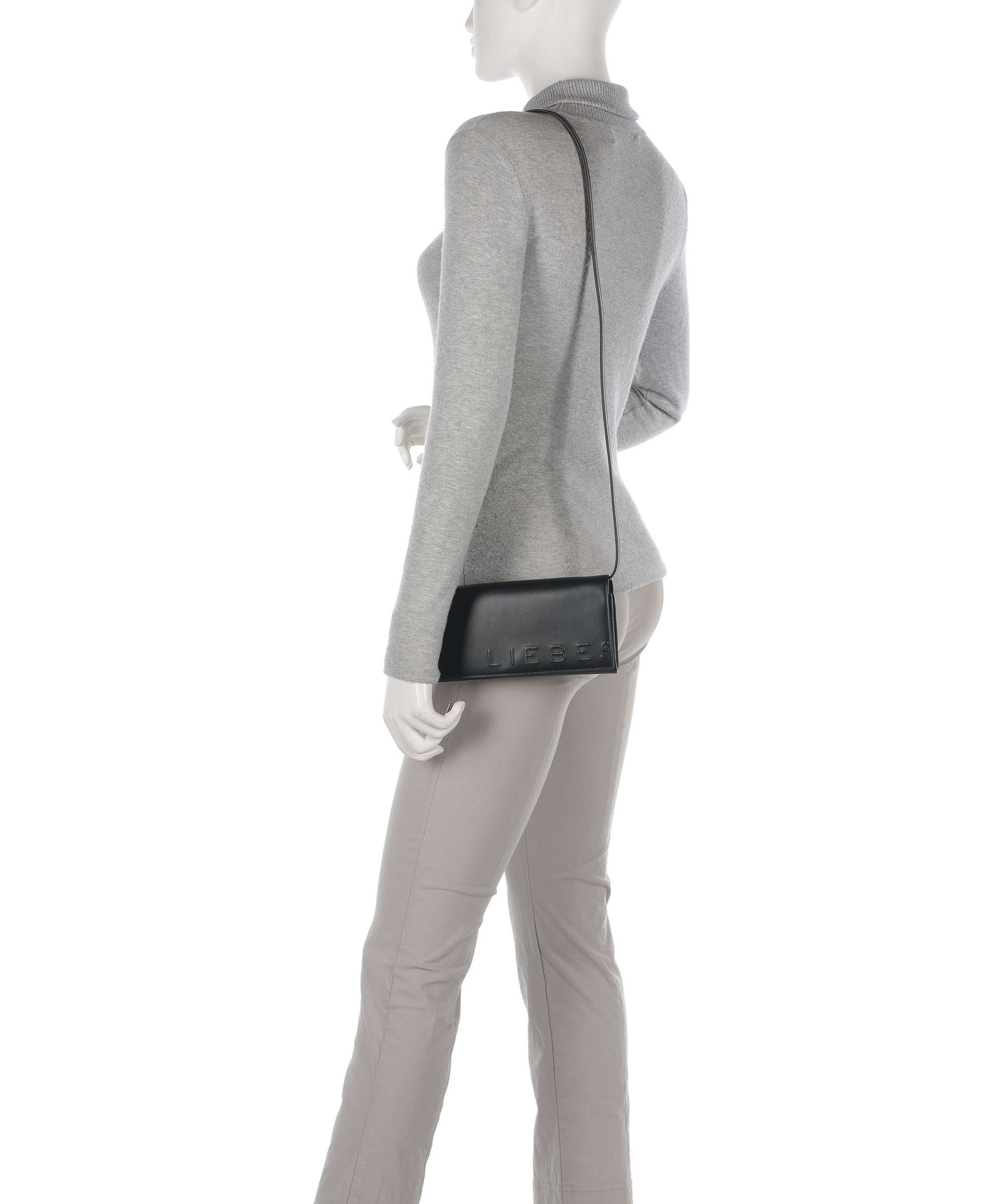 Liebeskind Paper Bag Logo Carter XS Crossbody bag black