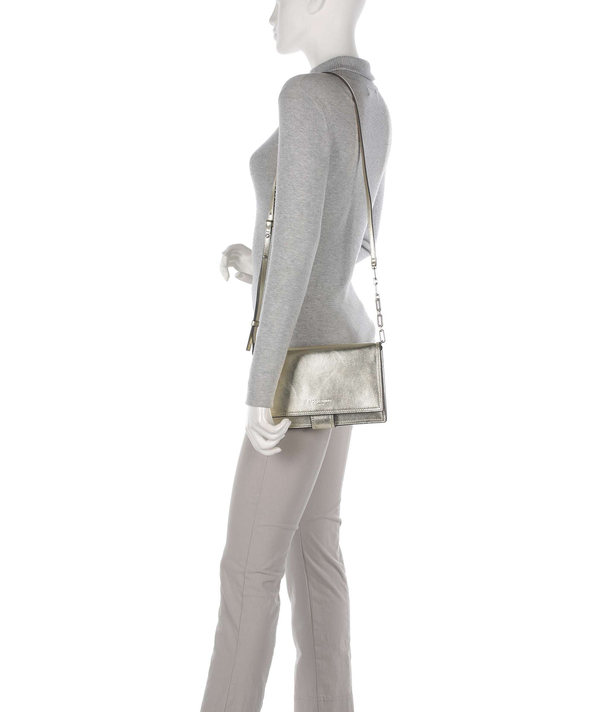 Liebeskind Lisa Metallic S Crossbody bag light gold