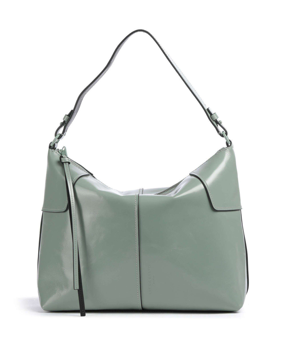 Liebeskind Mila Lack Distressed M Hobo bag forest green