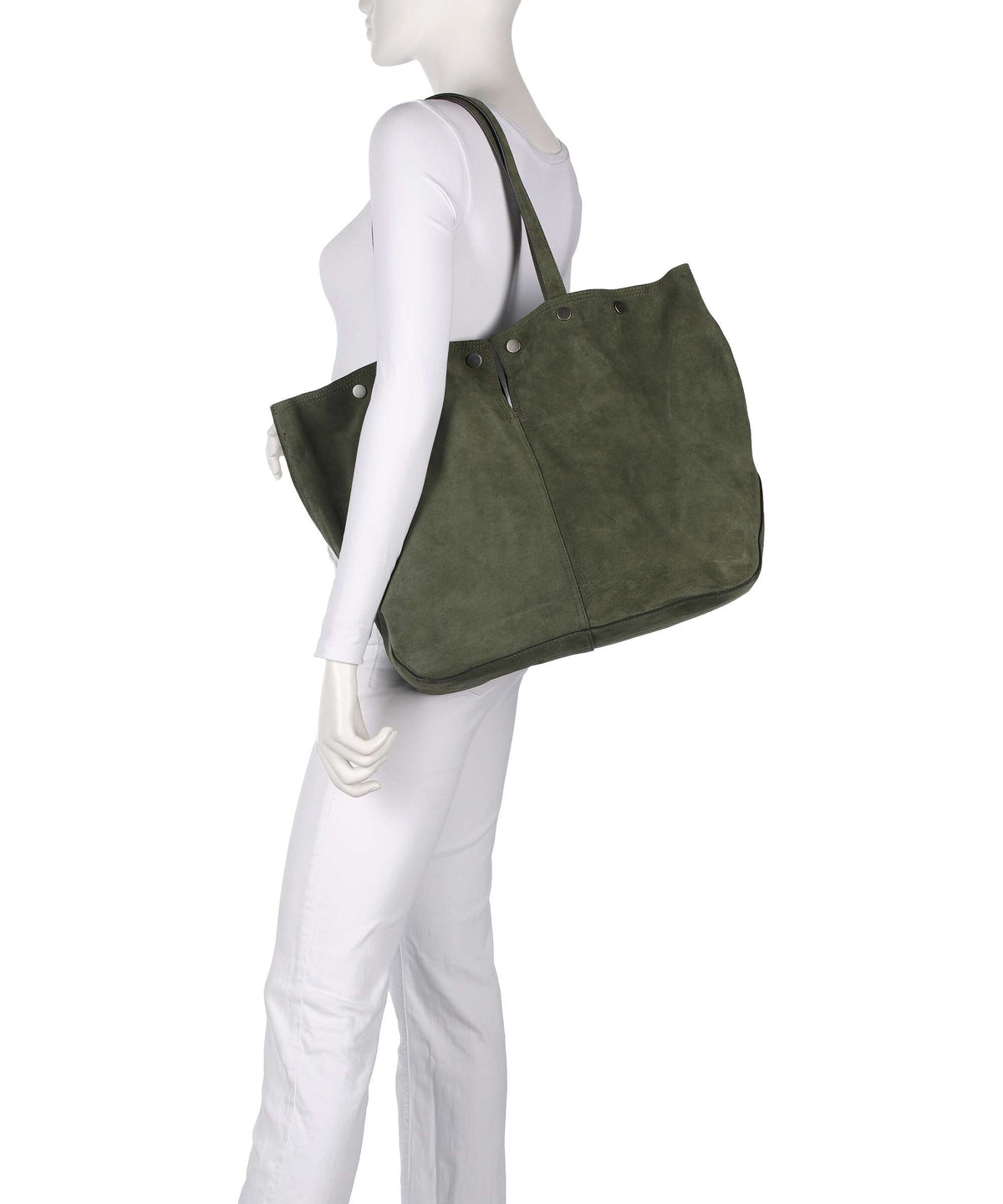 Liebeskind Rive Suede L Tote bag forest