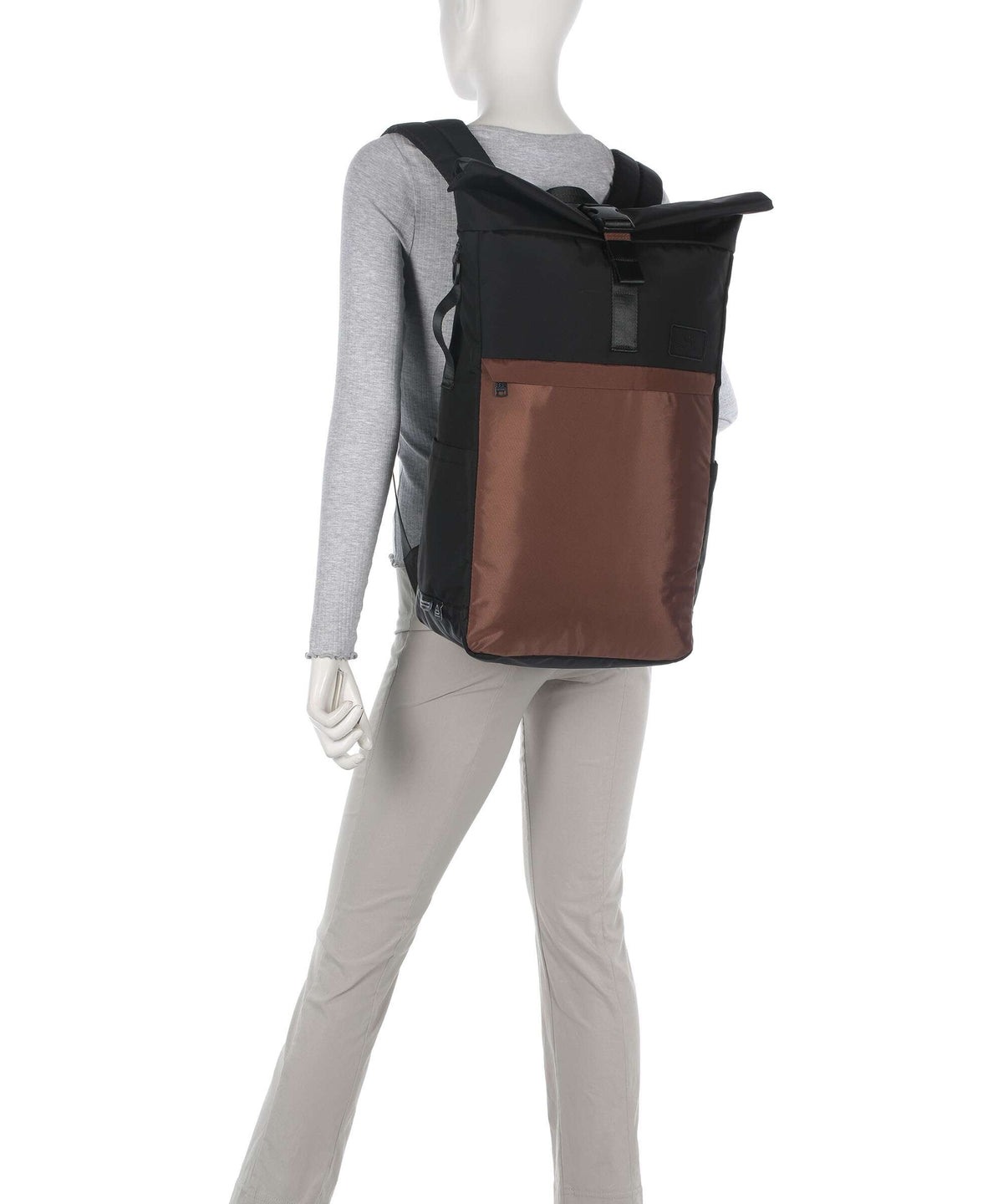 Doughnut Go Wild Jetpack Rolltop backpack navy/grey