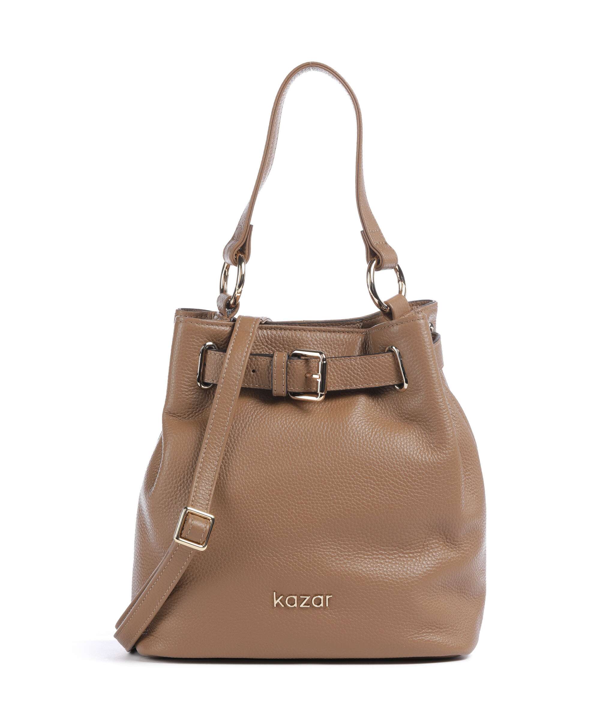 Kazar Salve Bucket bag light brown