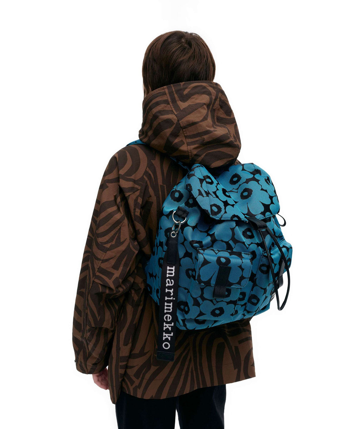 Marimekko Unikko Everything L Backpack blue/black