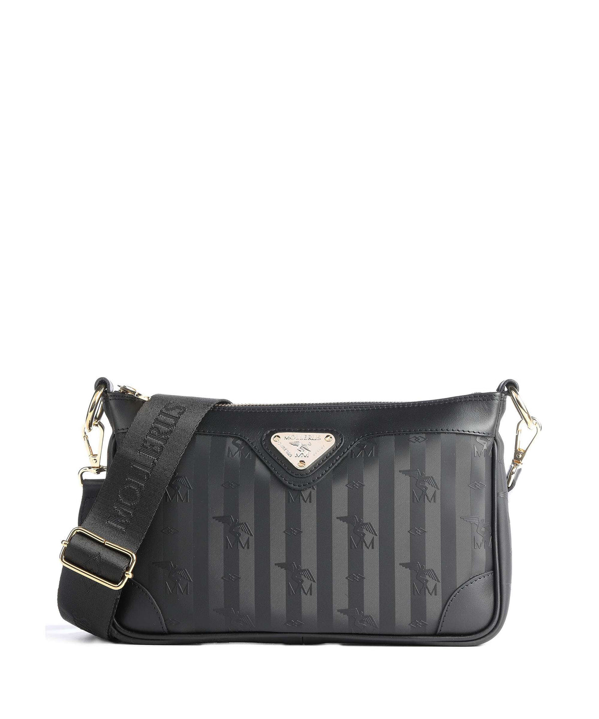 Maison Mollerus Vinerus Flums Crossbody bag black/nastro