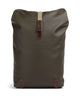 Brooks England Pickwick Patchwork Large Rolltop backpack moss