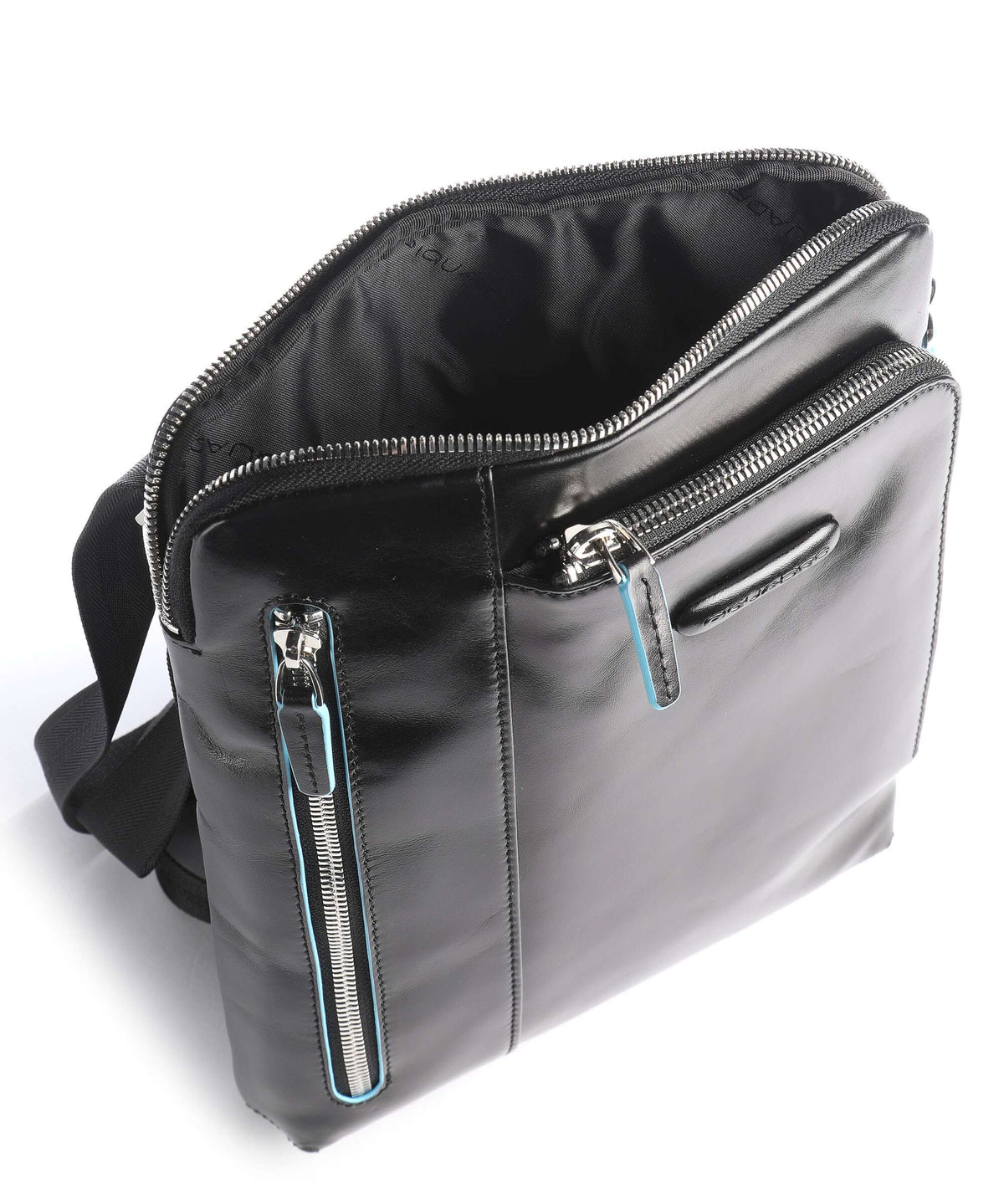 Piquadro Blue Square Crossbody bag nero