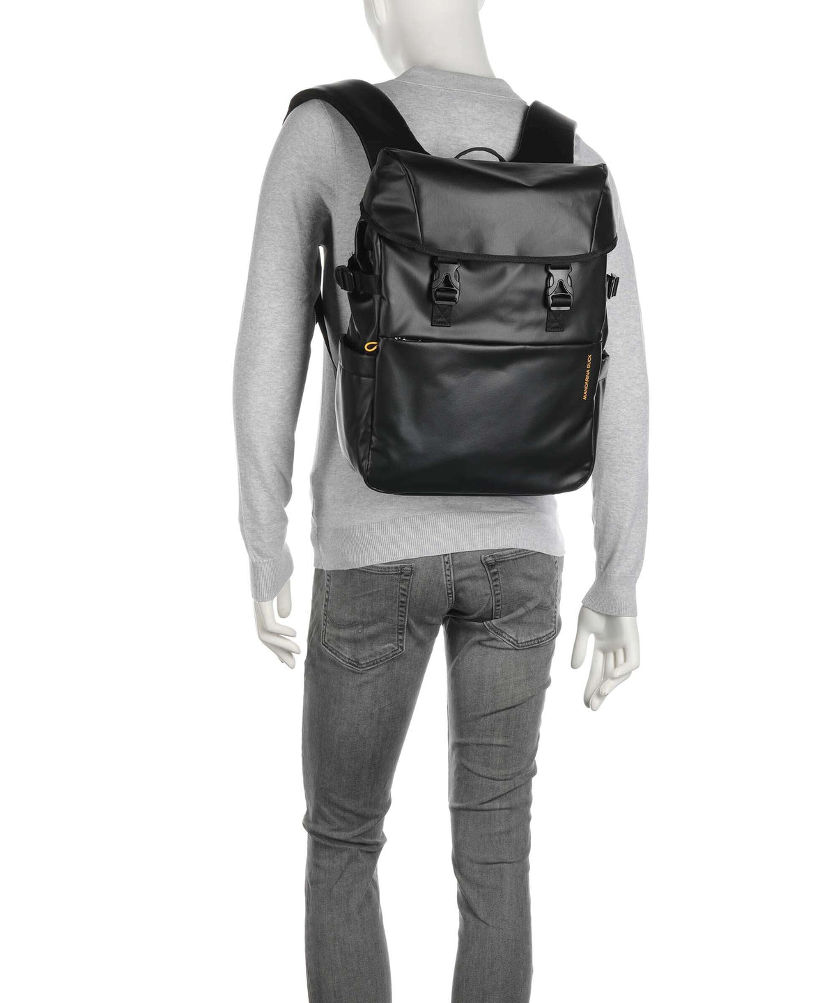 Mandarina Duck Eco Coated Laptop backpack black