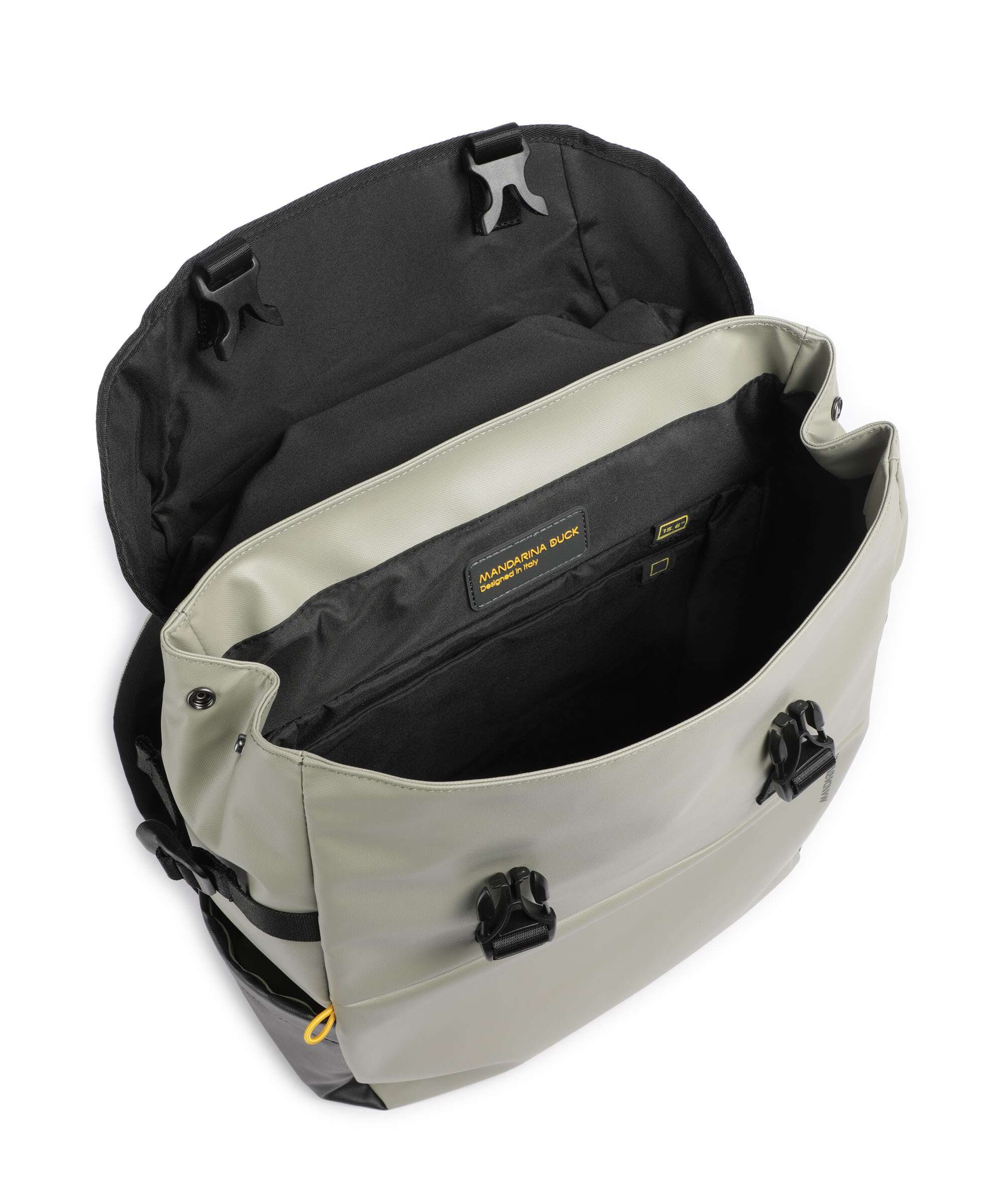 Mandarina Duck Eco Coated Laptop backpack mud