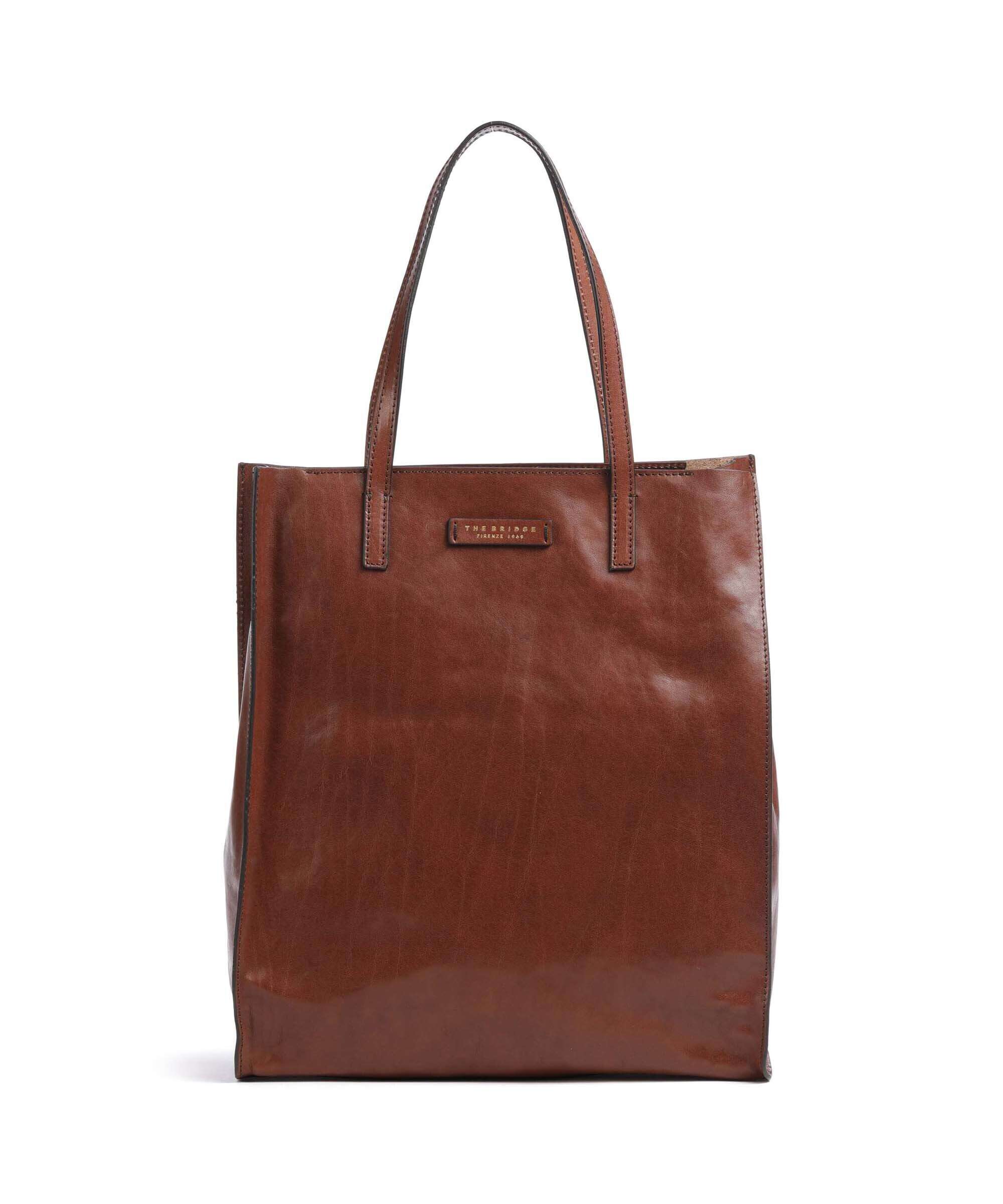 The Bridge Mirra Tote bag marrone