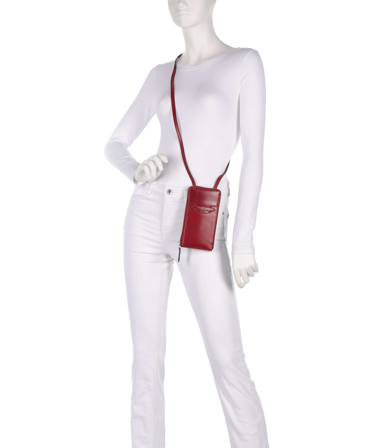 The Bridge Lucrezia Phone bag rosso ribes