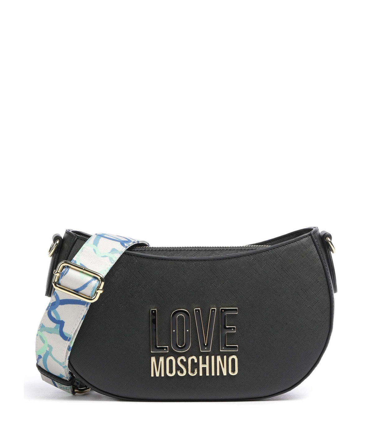 Love Moschino Jelly Logo Crossbody bag nero