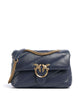 Pinko Love Puff Classic Borsa a spalla blu indaco ombroso/antique gold