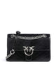 Pinko Love One Mini Borsa a spalla nero limousine/matt silver
