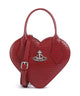 Vivienne Westwood Josephine Heart Embossed Croc Mini Borsa a mano red