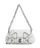 Just Cavalli Crossed Laces Borsa a spalla white
