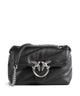 Pinko Love Puff Baby Borsa a spalla nero/old silver
