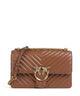 Pinko Love One Classic Borsa a spalla marrone/leone/antique gold
