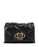 Love Moschino Embossed Q Borsa a spalla black