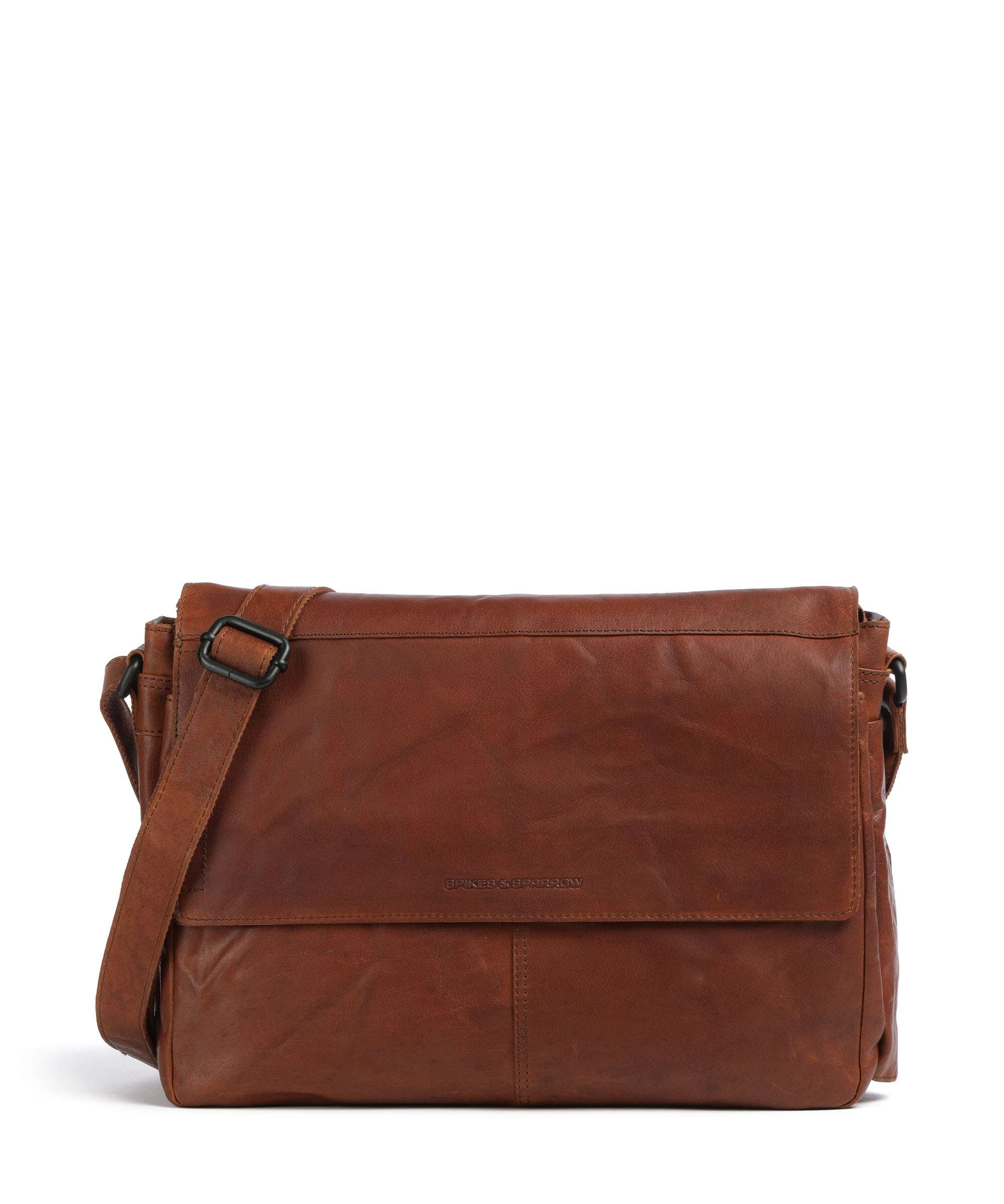 Spikes & Sparrow Bronco Ronn Messenger bag brandy