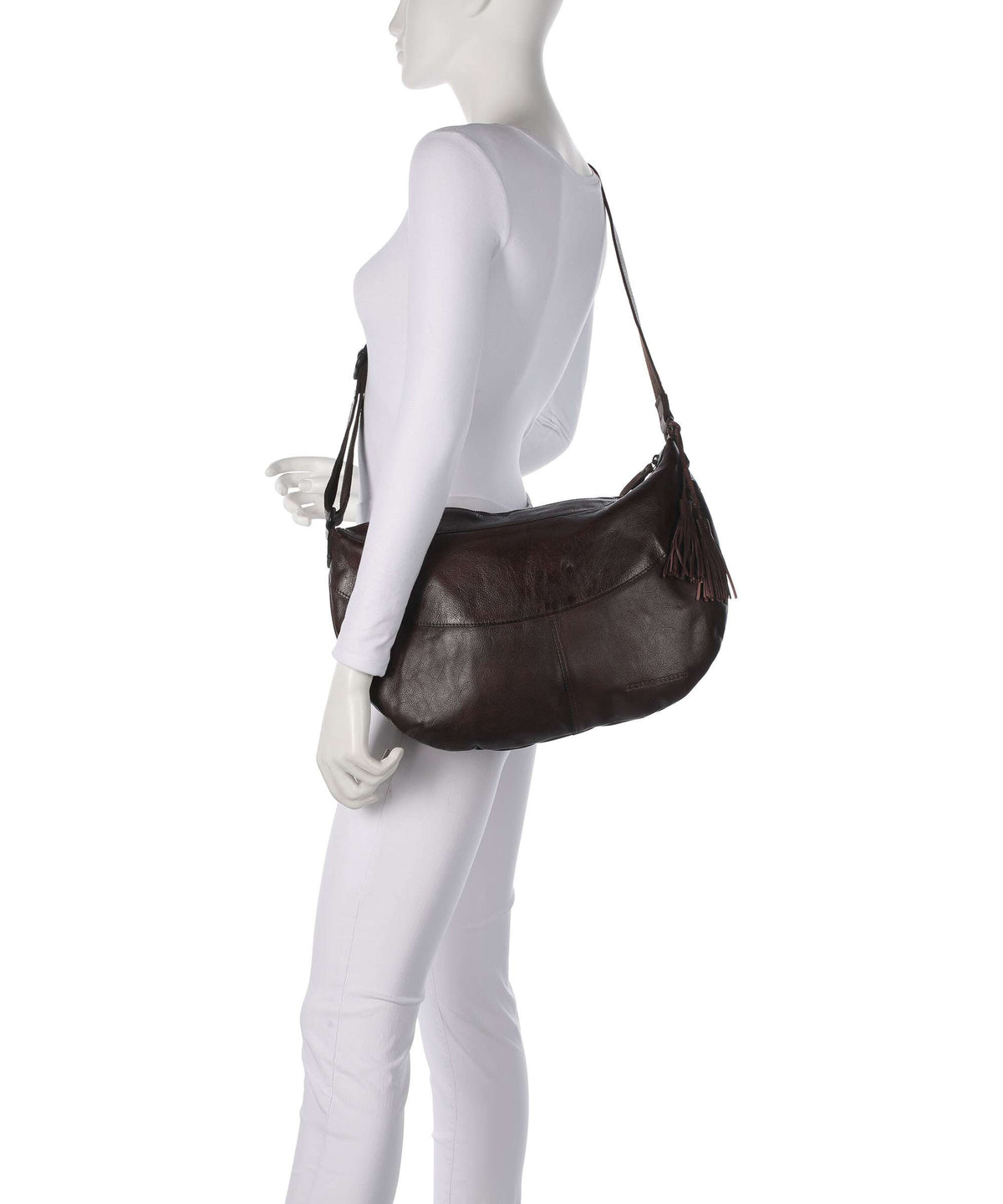 Spikes & Sparrow Apache Sian Hobo bag dark brown