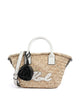 Karl Lagerfeld K/Signature Small Borsa a mano natural/cementhe