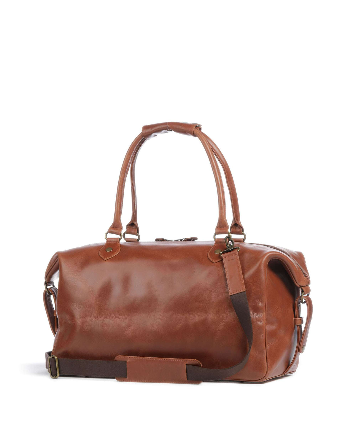 Buckle & Seam Linwood Weekend bag cognac