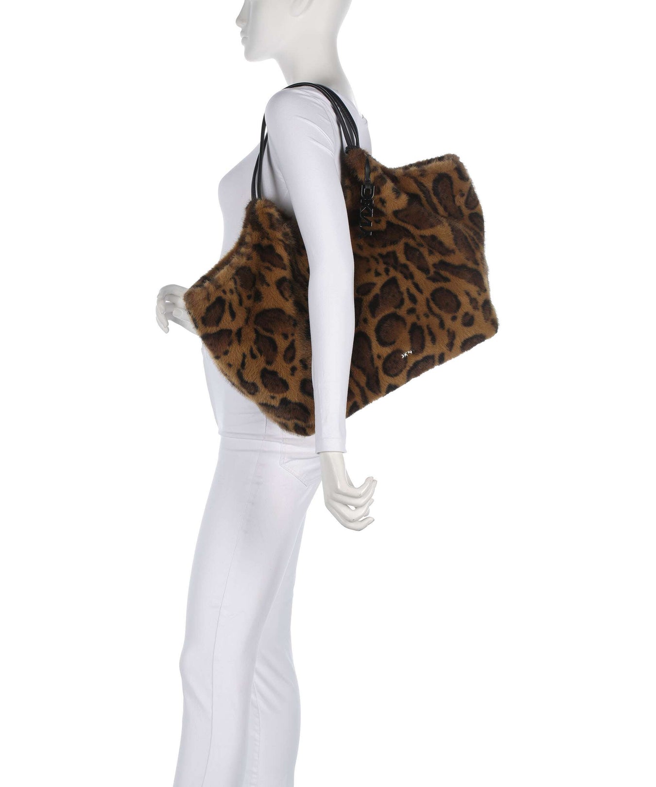 DKNY Paula Commuter Large Tote bag leopard