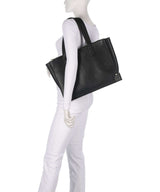 Depeche Golden Chic Borsa shopper nero
