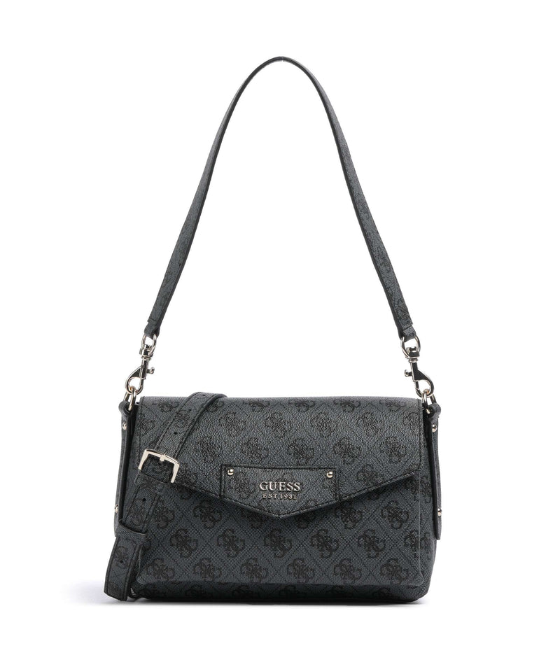 Guess Brenton Eco Shoulder bag coal logo