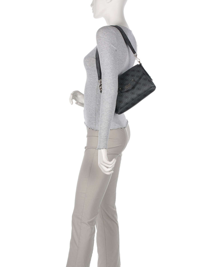 Guess Brenton Eco Shoulder bag coal logo