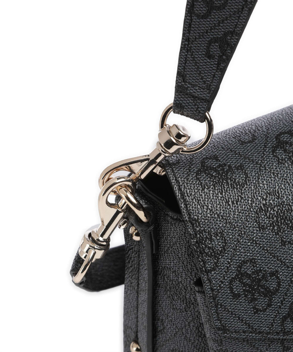 Guess Brenton Eco Shoulder bag coal logo
