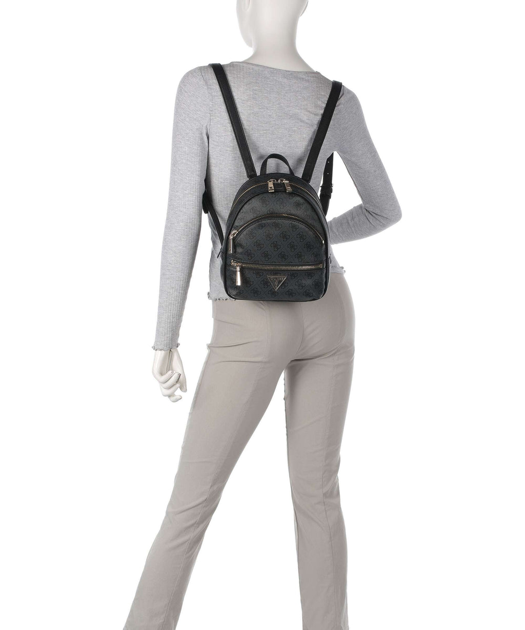 Guess Manhattan Backpack coal logo