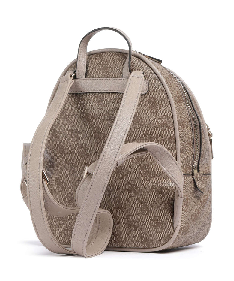 Guess Manhattan Backpack latte logo