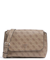 Guess Meridian Borsa a tracolla latte logo