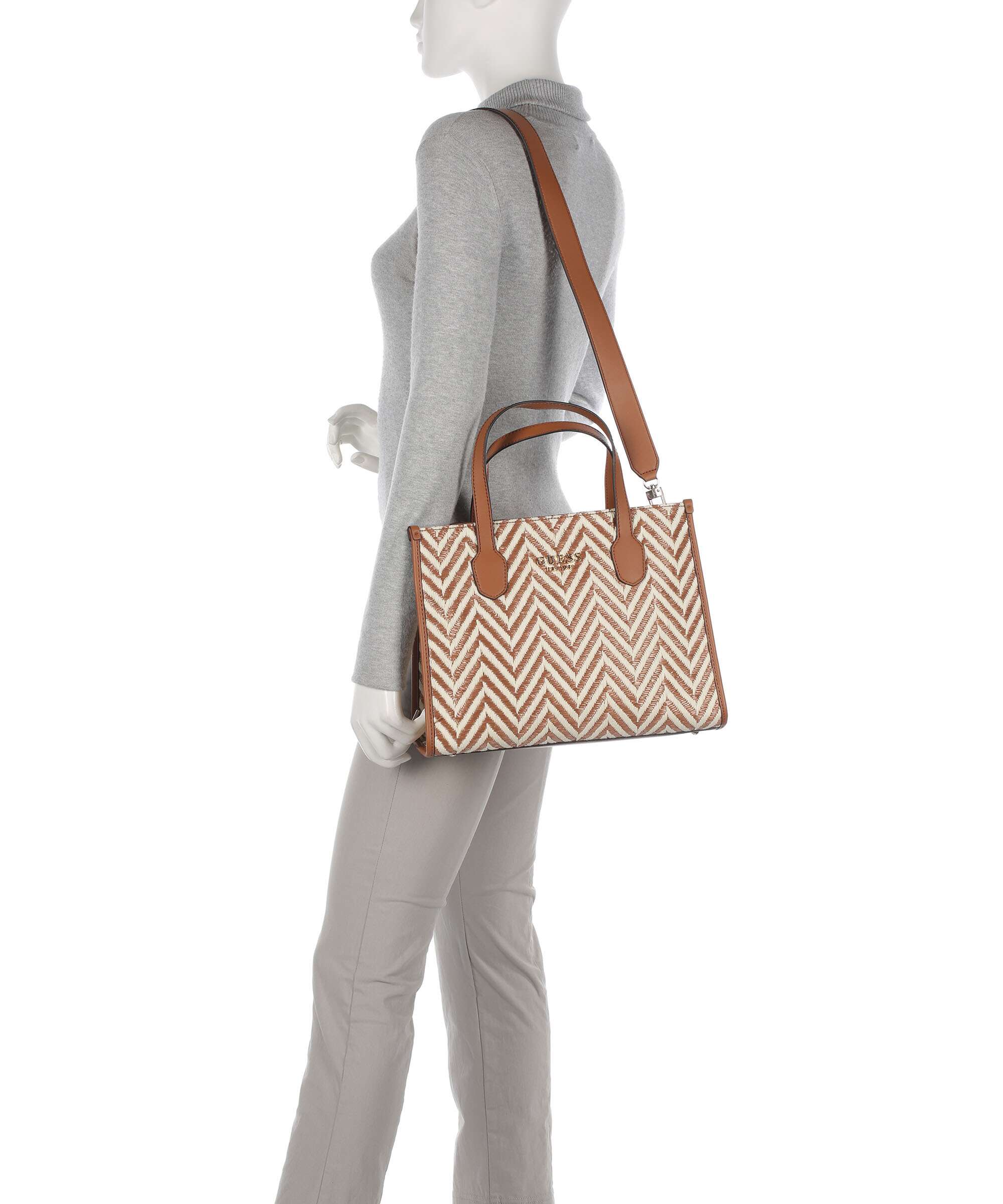 Guess Silvana Handbag cognac
