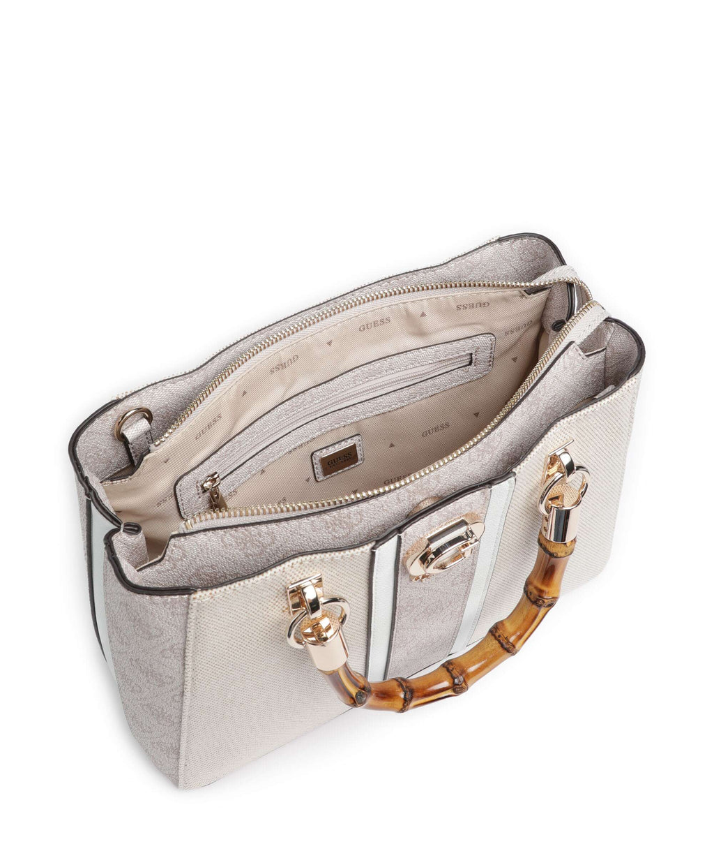 Guess Kerima Handbag natural/dove logo